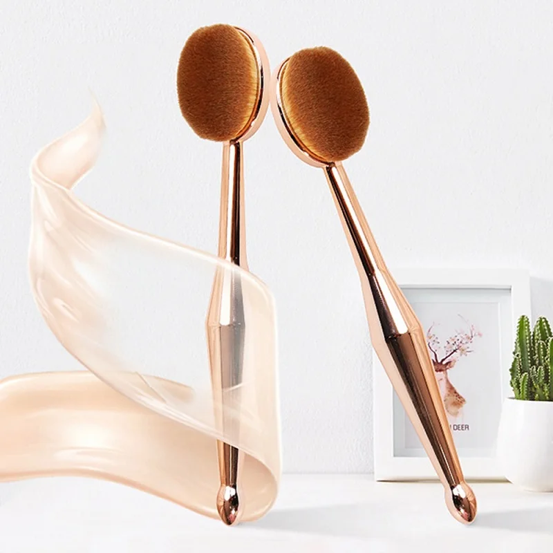

2019 New 1 PC Makeup Brush Toothbrush The New Mermaid Makeup Brush Foundation Oval Brushes