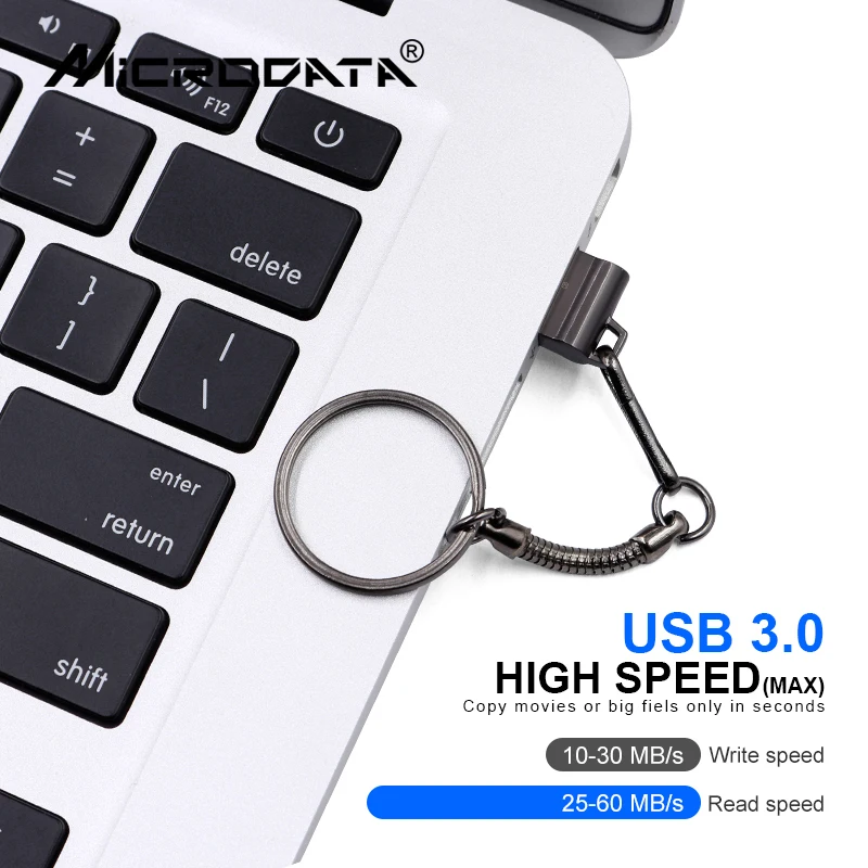 Высокоскоростной Металлический мини флеш накопитель USB 3 0 16 ГБ 32 64 128