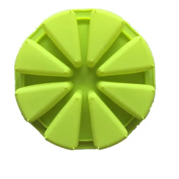 

Silicone mold round 8 points, Kang DIY cake mold, baking mold, silicone cake mold, 8 hole orange shaped pizza plate