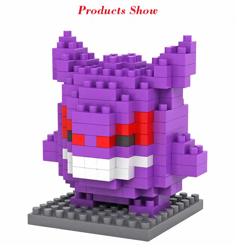 Goedkoop LOZ NanoBlocks Cartoon Leuke Diamond Bouwstenen intellectuele power Gengar actiefiguren Onderwijs Kinderen Speelgoed Gift
