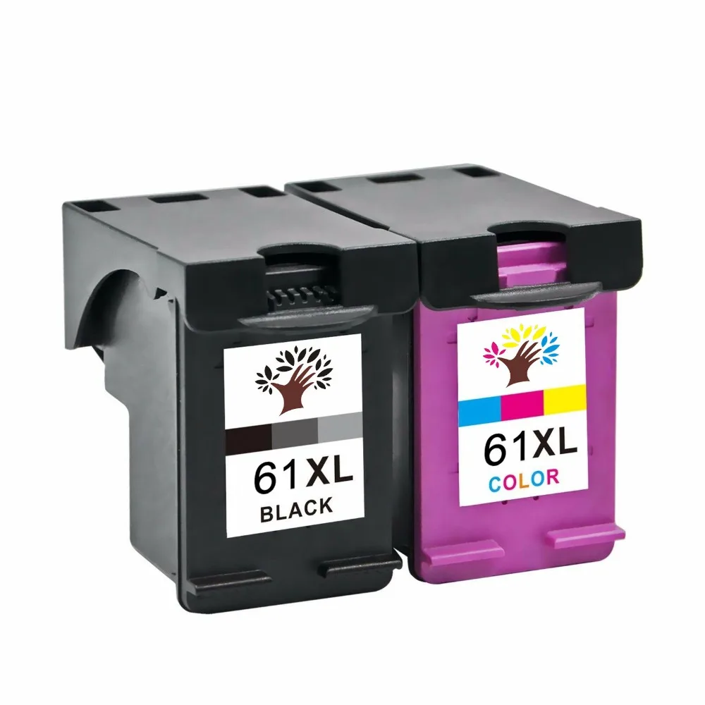 GREENSKY 2 шт./компл. 61XL картридж с чернилами для hp 61 XL Deskjet 1000 1010 1050 1051 1055 1056 2542 1512 2050 2510