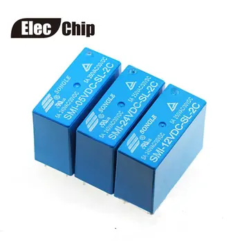 

5PCS Power relays SMI-05VDC-SL-2C SMI-12VDC-SL-2C SMI-24VDC-SL-2C 5V 12V 24V 5A/250VAC/30VDC 8pin