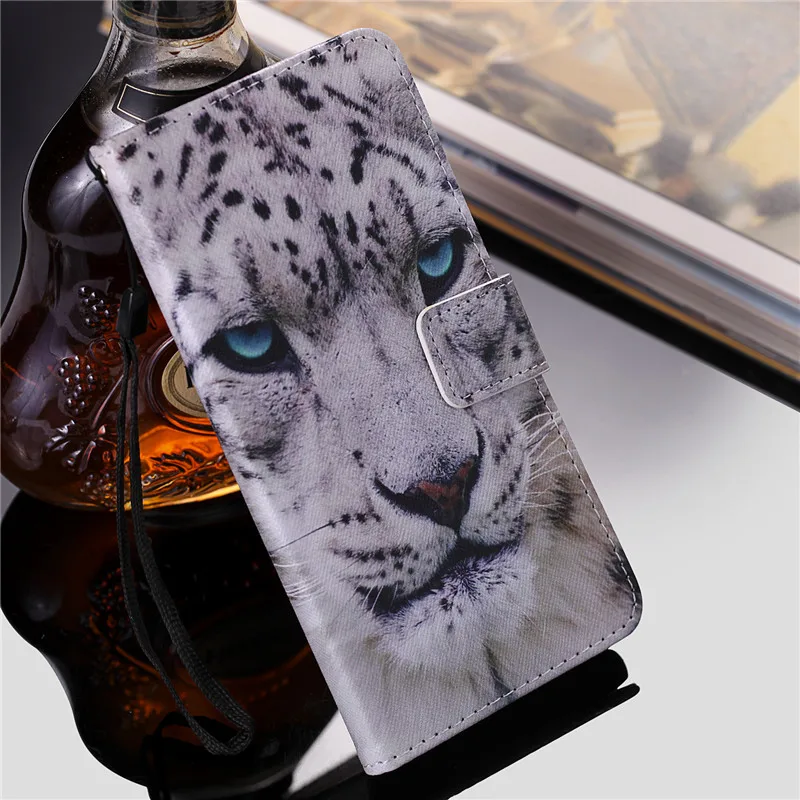 A50 Leather Case on for Pouzdro Samsung Galaxy A50 A30 A70 Cover for Samsung A40 A20 A30 Coque Cartoon Wallet Flip Phone Case