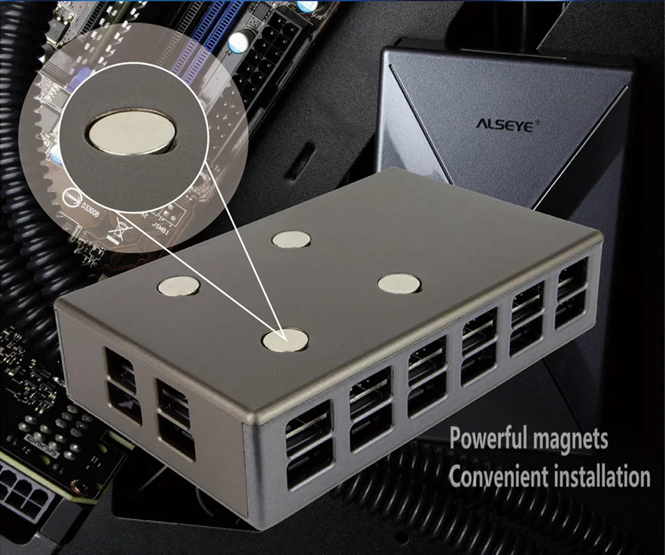 ALSEYE-Controlador De Ventilador Com Bluetooth, Ventilador De