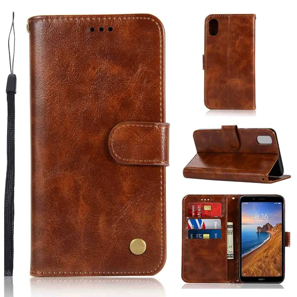 Magnet Flip Wallet Book Shockproof Phone Case Leather Cover On For Xiaomi Redmi 7A 7 A Redmi7A Redmi7 Global 3 16/32/64 GB Xiomi