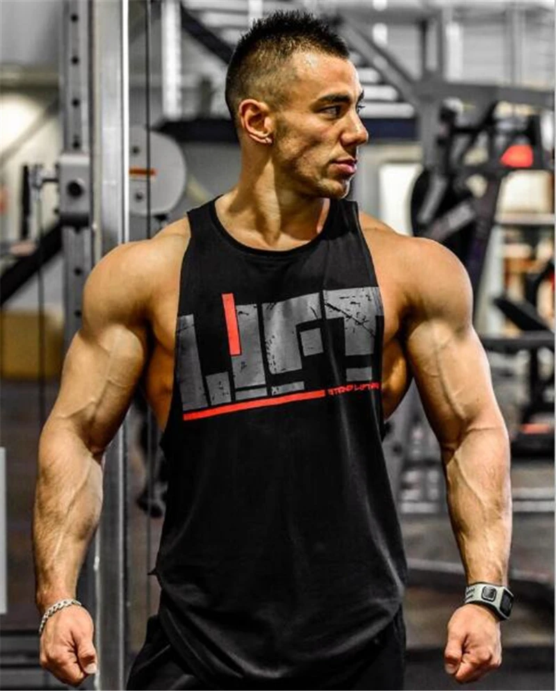 

Men fitness bodybuilding tights t-shirt gyms tanktop men fitness Sports cotton sports t shirt Fitness muscle tights