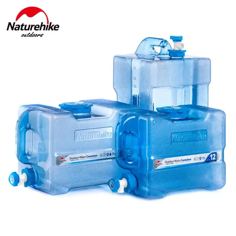 

Naturehike Food Grade PC 12L 19L 24L Water Barrel Camping Water Container Outdoor Tourism Hiking Water Tank NH18S024-T
