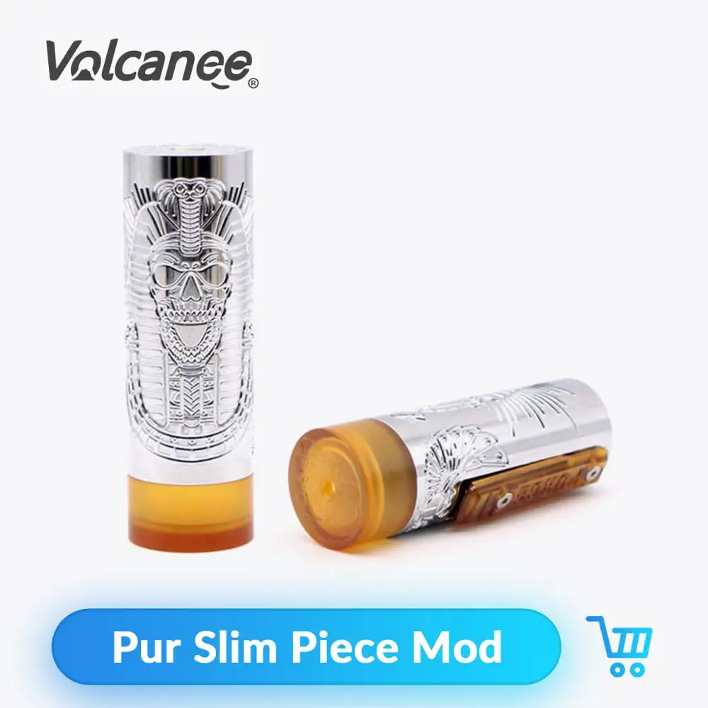 Volcanee Shenray Pur Slim Piece механический вейп мод 25 мм бокс для 510 RDA атомайзер бак