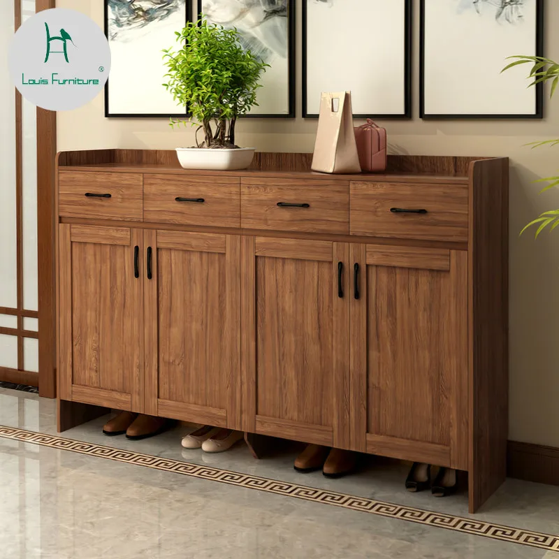 

Louis Fashion Doorway Shoes Cabinet Simple Modern Hall Economy Large Capacity Multi Function Living Room Chinese Locker