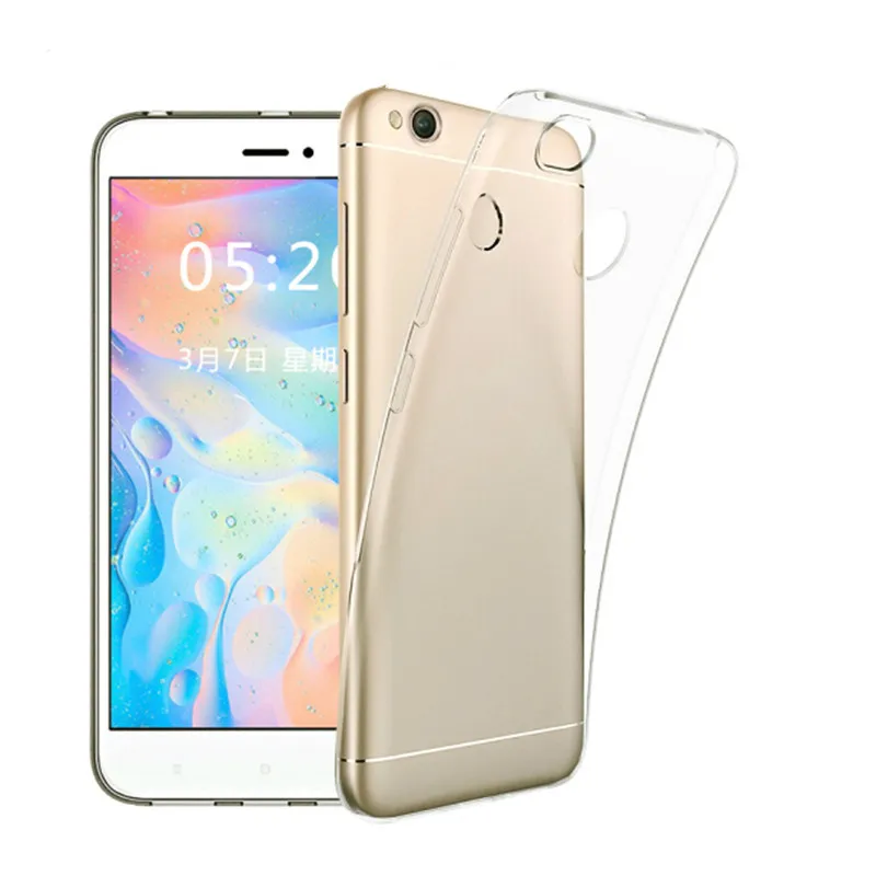 Ультратонкий Мягкий ТПУ чехол для Xiaomi Redmi 3 4 4A 4X5 5A Plus Note 2 Pro прозрачных чехлов Mi 4i/4c