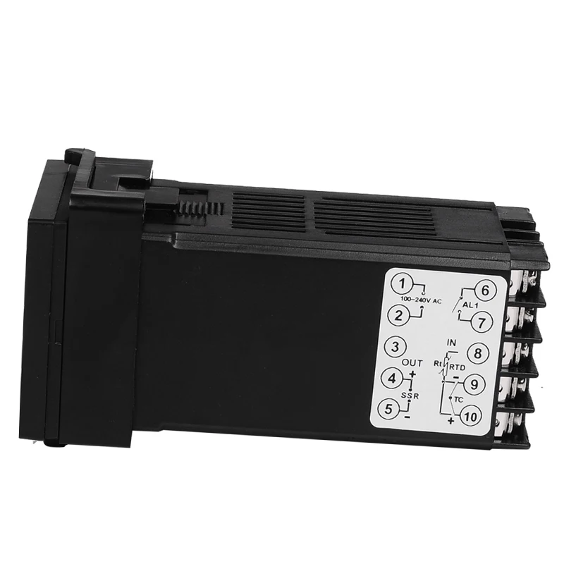 Koop Set van PID Digitale Temperatuur Thermostaat Regulator Controller REX C100 met SSR output + Thermokoppel K + Solid State Relais SSR 40A