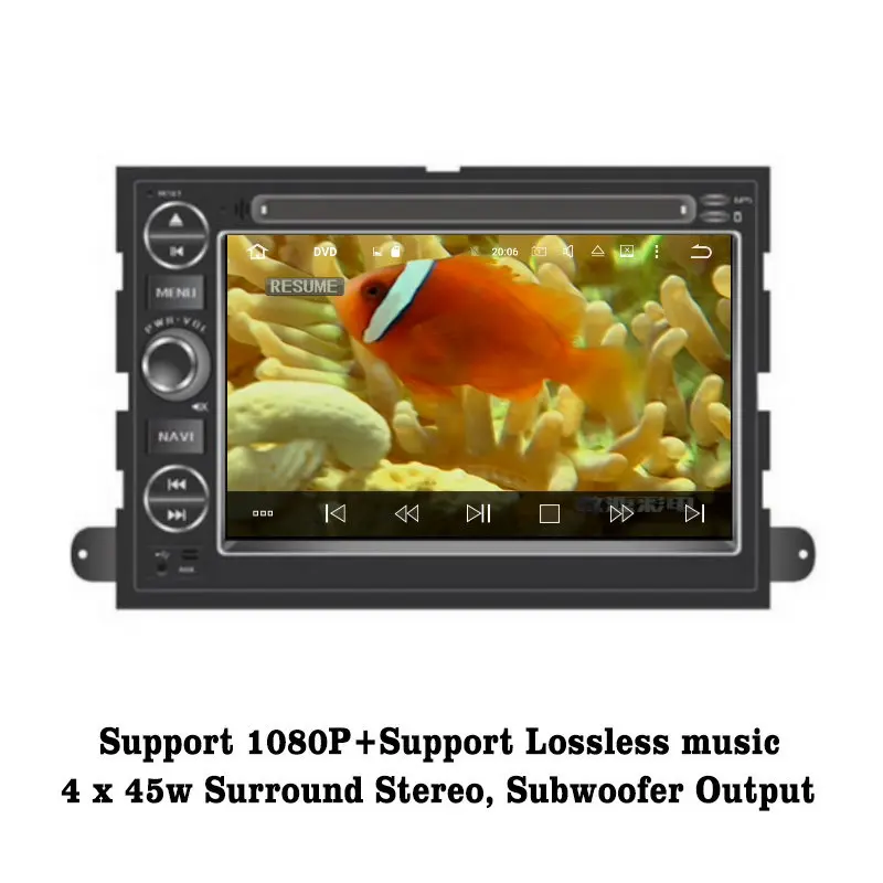 Discount Liislee Android 7.1 2G RAM For Ford Edge 2007~2009 Car Radio Audio Video Multimedia DVD Player WIFI DVR GPS Navi Navigation 4