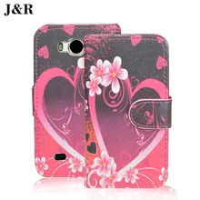 Luxury Filp Case For ZTE AF3 4.0 inch Wallet Leather Case For ZTE Blade AF3 Cartoon Pattern Cover Phone Bags & Cases
