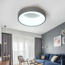 Белая/серая современная светодиодная потолочная люстра, лампа Lampara de techo, люстра, освещение для спальни, кухни, блеск, Кристальный светильник