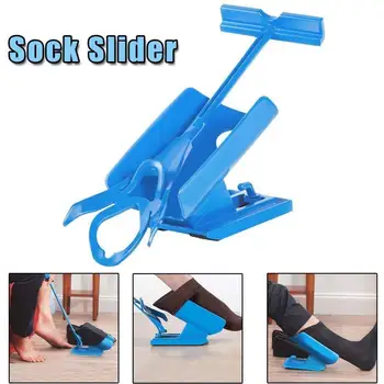 

1pc Sock Slider Aid Kit Sock Helper No Bending Pregnancy and Injuries Living Tool Shoe Horn Suitable Easy Way To Put on Socks