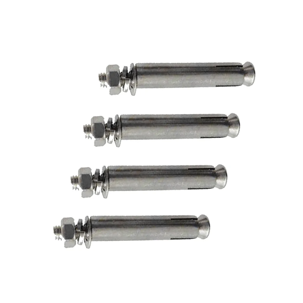 PACK 2PCS Wall Mounted Shelf Support Brackets Plank Board Rack Supporter with 4PCS Anchoring Anchor Bolt Expansion Screws	