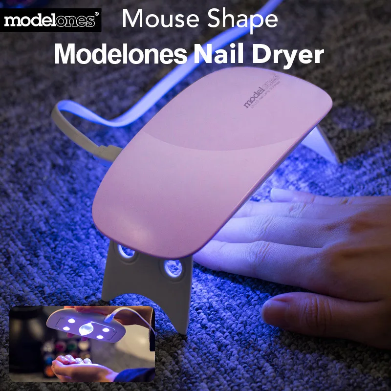 

Modelones SUNmini 6W Nail UV Led Lamp USB Portable Nail Dryer Nail Polish Manchine For Cure Led Lamp Dryer Mini USB Lamp