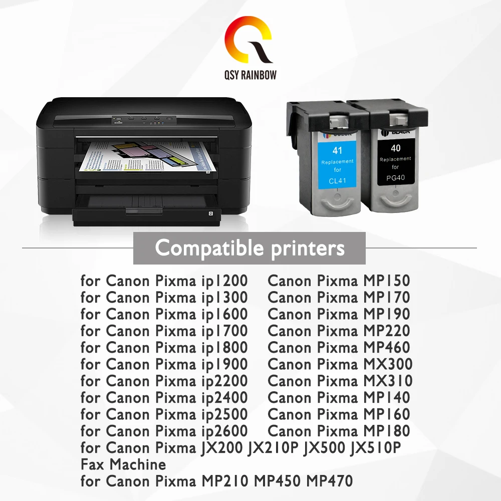 Cartuchos de tinta para impresora Canon PG40, CL41, PG 40, CL 41, iP1600 /  IP1700/IP1800, PG 40, CL41, MP140, MP450, MP470|Cartuchos de tinta| -  AliExpress