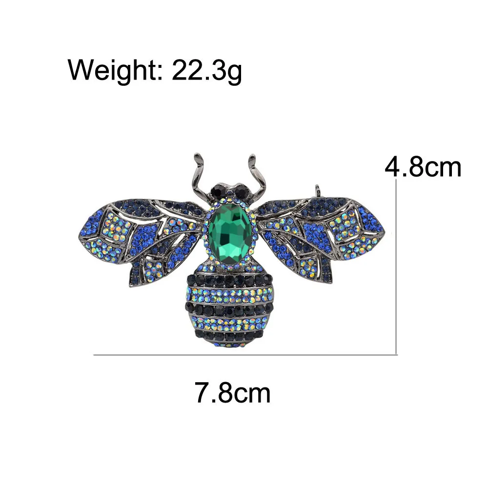 CINDY XIANG Новое поступление стразы большие броши в виде пчел для женщин насекомое модное ювелирное изделие милые винтажные булавки Высокое качество Новинка
