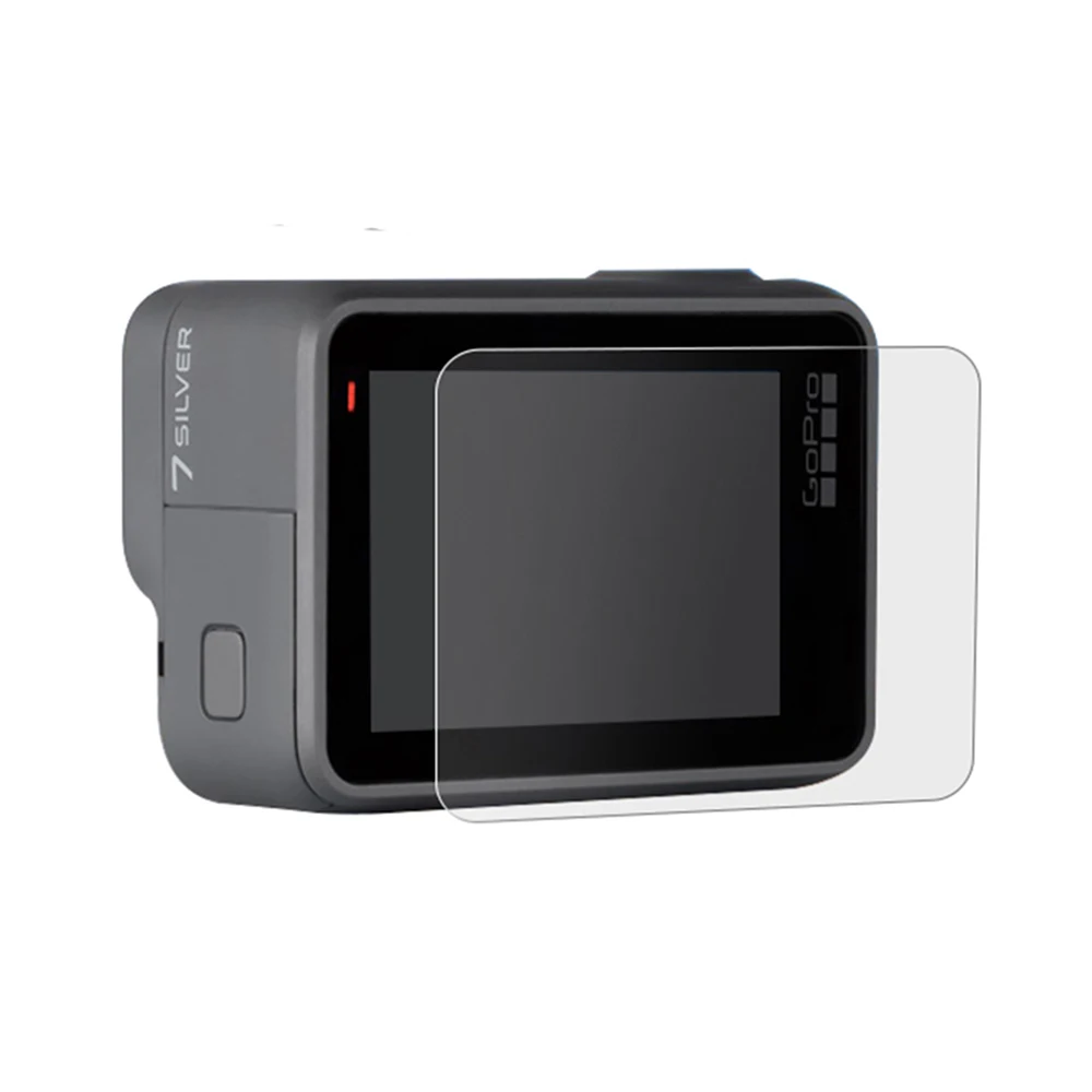 JINSERTA 2 шт./лот камера экран протектор для GoPro7 Белый/Щепка Камера Передняя линза ЖК-экран прозрачная пленка