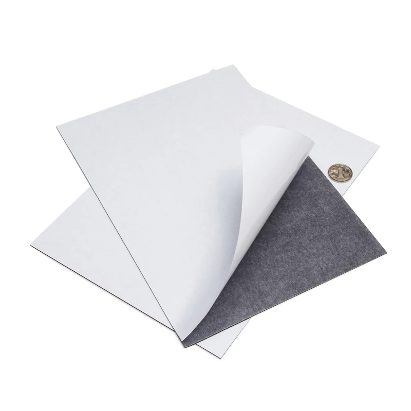 self adhesive strong flexible rubber magnetic sheet 3 pcs lot a4 strong magnetic sheets with adhesive