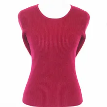 Плюс размер коза, кашемир добавить толстый вязаный женский осенне-зимний базовый джемпер пуловер с круглым вырезом сплошной цвет S-5XL