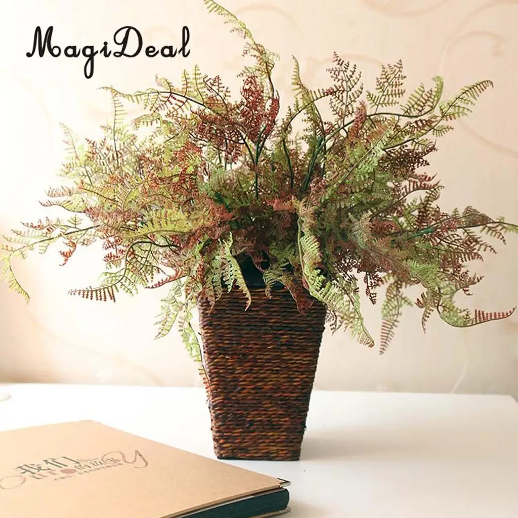 MagiDeal High Quality Large Plastic Lifelike Artificial Fern Foliage