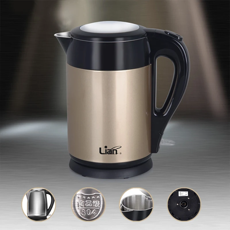 

Food Grade Quick Boiling Water Stainless Steel 1.8L Quickly Boil Anti-Scalding Pot No Plastic Taste High Capacity
