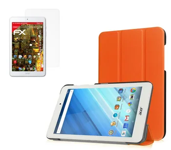 

1*Clear Screen Protector, Lightweight Magnetic Stand PU Leather Skin Funda Cover Case For Acer Iconia One 8 B1-850 B1 850 Tablet