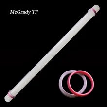 Mac 50 см антипригарным Sugarcraft Фондант Роллинг Булавки выпечки грубые глины пицца паста ролик торт Интимные аксессуары