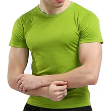 Мужская Летняя быстросохнущая Спортивная футболка 8XL больших размеров, уличная тренировочная эластичная дышащая тонкая футболка с коротким рукавом, топы