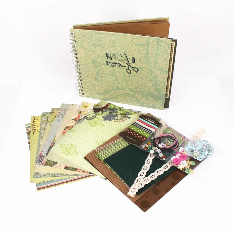 Children Photo Album 2017 Best Gift Complete Scrapbook Kit For Family