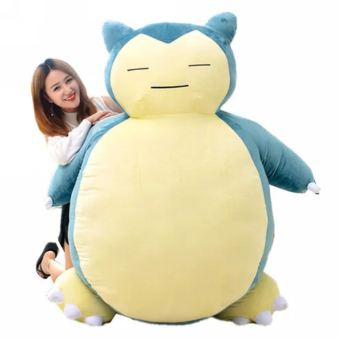 Fancytrader 59'' Giant Stuffed Snorlax Plush Anime Soft Animal Doll Pillow Bed Best Gift Can Buy Skin Cover Only (1)