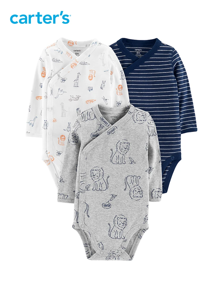 Carter/'s Baby Boy Clothes Long Sleeves Bodysuit Preemie Newborn Infant NEW