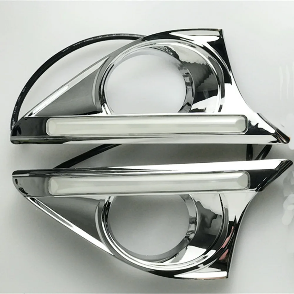 July King LED Light Guide Daytime Running Lights Case for Toyota Camry 7th Aurion 2012~14, 1:1, LED DRL with Plating Fog Frame July King LED Light Guide Daytime Running Lights Case for Toyota Camry 7th Aurion 2012~14, 1:1, LED DRL with Plating Fog Frame