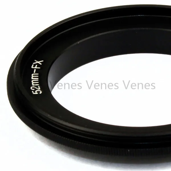 52mm-FX Объектив Макро Обратный адаптер кольцо для камеры Fujifilm X