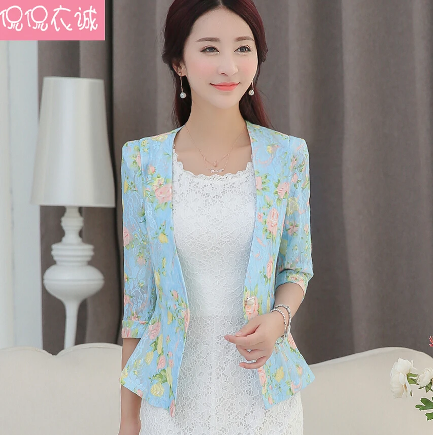 Fashion Women Summer Jackets 2015 NEW Pattern Design Cheap
