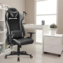Gaming Office Executive Chair Game Racing Style Ergonomic Swivel Computer Chair Seat Height Adjustment E-sports Leather Chair GB Gaming Office Executive Chair Game Racing Style Ergonomic Swivel Computer Chair Seat Height Adjustment E-sports Leather Chair GB