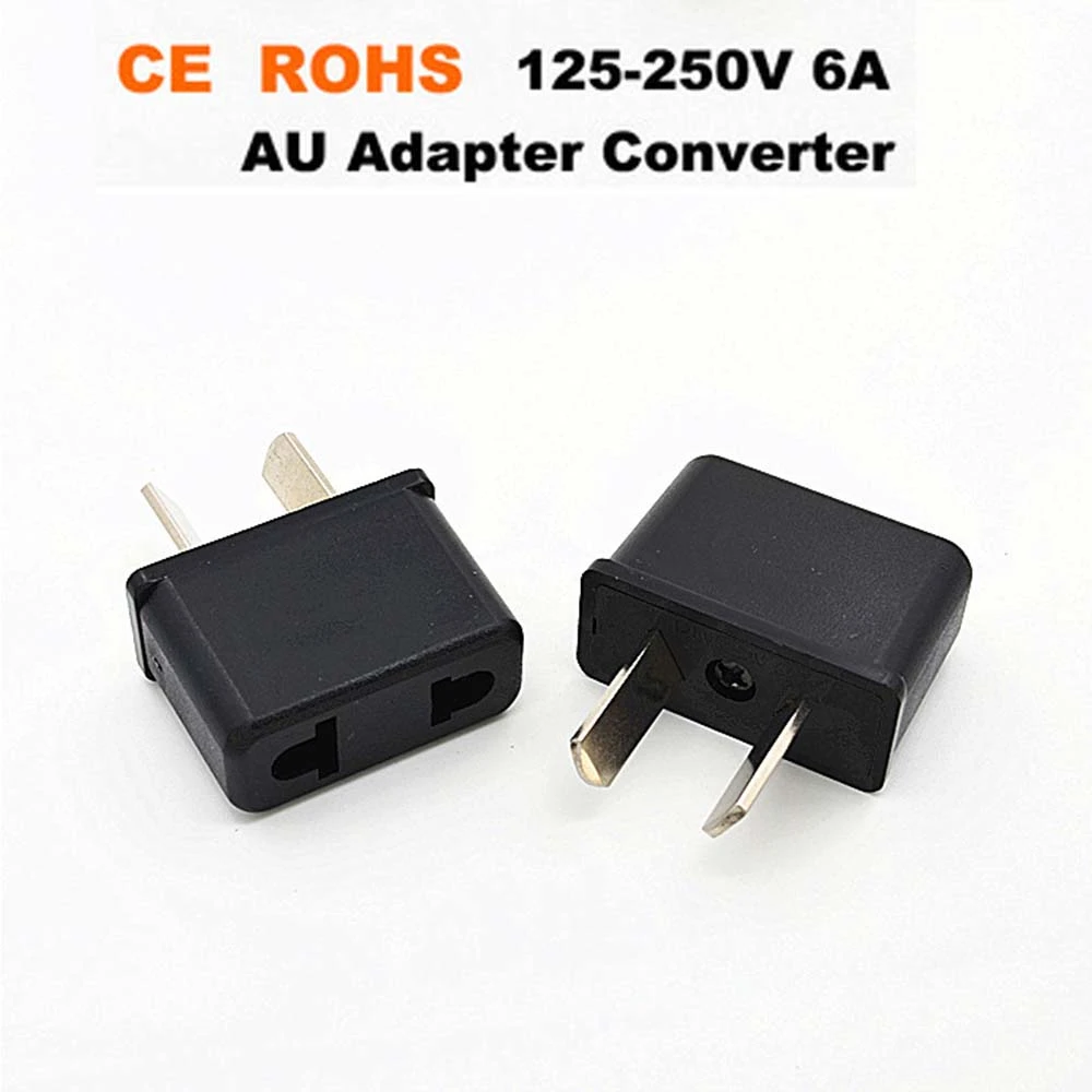 Adaptador de corriente Universal para viaje, convertidor de enchufe de pared a AU, Australia, 2 US/AU plug to euplug power - AliExpress