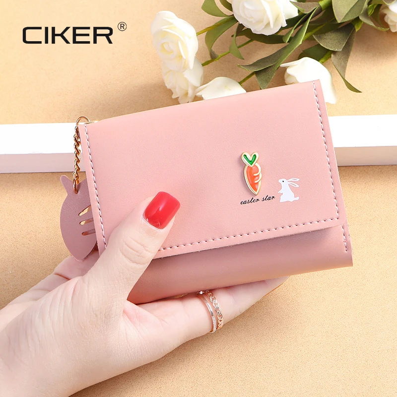 

Cute Wallet Women Vintage Fashion Top Quality Small Wallet Leather Purse Female Money Bag Mini Zipper Coin Pocket Card Holder