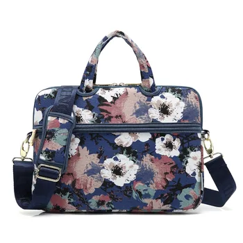 

Floral Women Messenger Bag Laptop Shoulder Bag Handbag Carrying Case Thin Quality Portable Notebook Messenger Bag 13 14 15 15.6