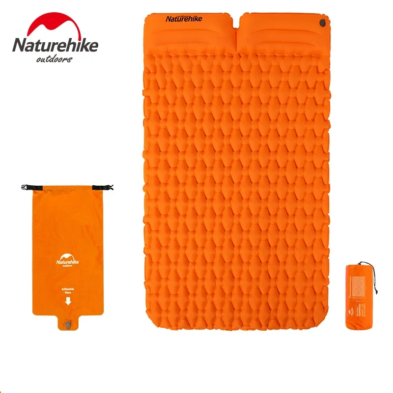 Naturehike colchon inflable camping mat bed inflatable air mattress sleeping pad nature hike 1 man 2 double person