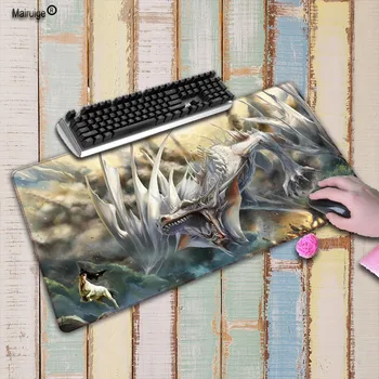 

Mairuige Gaming Large Lock Edge Mouse Pad Dragon 300x800mm PC Laptop Desktop Computer Mousepad Mat for Dot 2 Lol CSGO Gamer