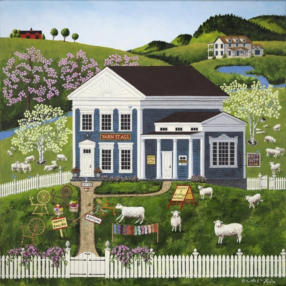 Yarn It All Poster Print by Art Poulin (12 x 12)