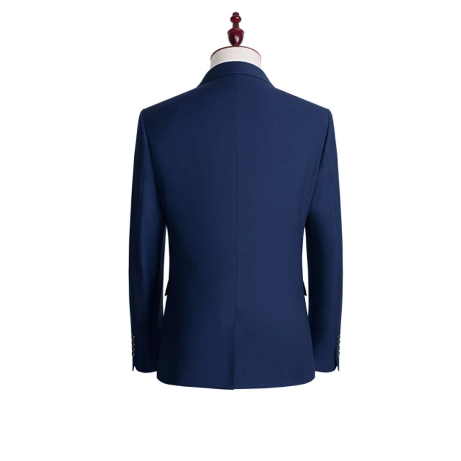 Classic Color Business Suit Groom Tuxedos Wedding Suits Prom Party Suits Slim Fit for Men 3Pcs (Jacket+Vest+Pants) 2019 New