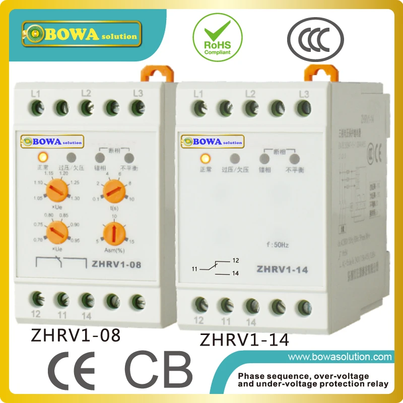 Phase sequence,over volatage and under voltage protection