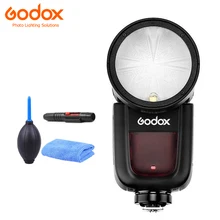 Godox V1 флэш-V1C V1N V1S ttl 2,4G Беспроводной Беспроводная система X 1/8000 s HSS 2600 mAh литиевая батарея Вспышка Speedlite для цифровой зеркальной камеры Canon Nikon sony