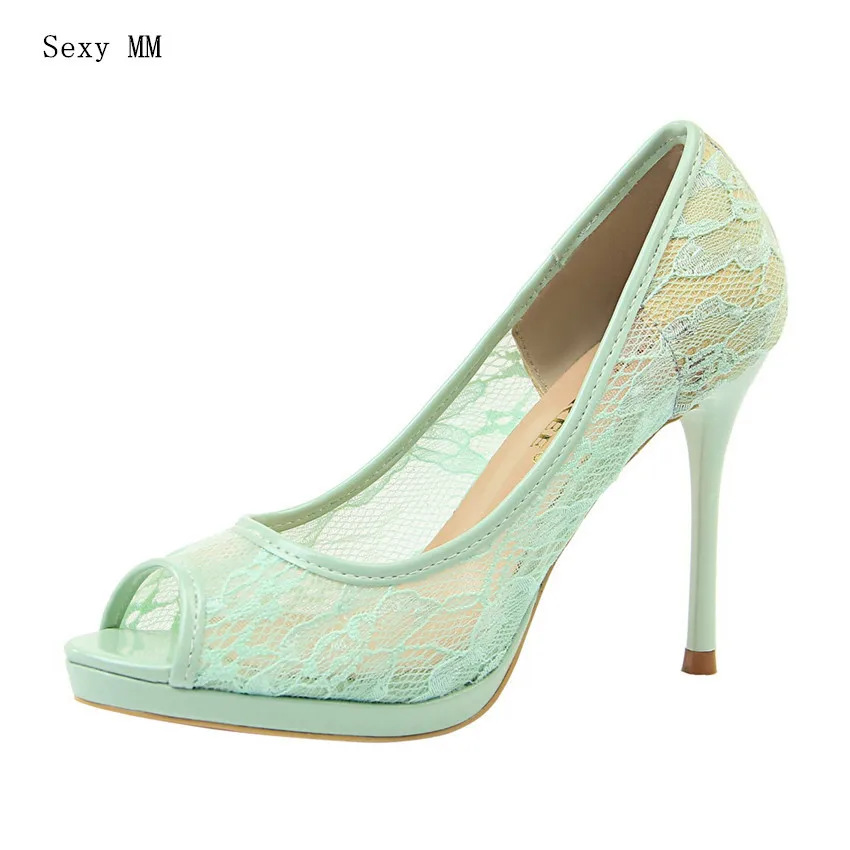 turquoise platform heels
