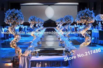 

new arrival wedding aisle pillar for weddings decor / walkway pedestal stand