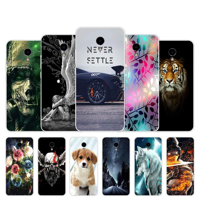 

Phone Case 5.5 inch for Meizu M5 Note Ultrathin Transparent TPU for Blue Charm Note 5 Soft Gel Luxury Full Protection Back Cover